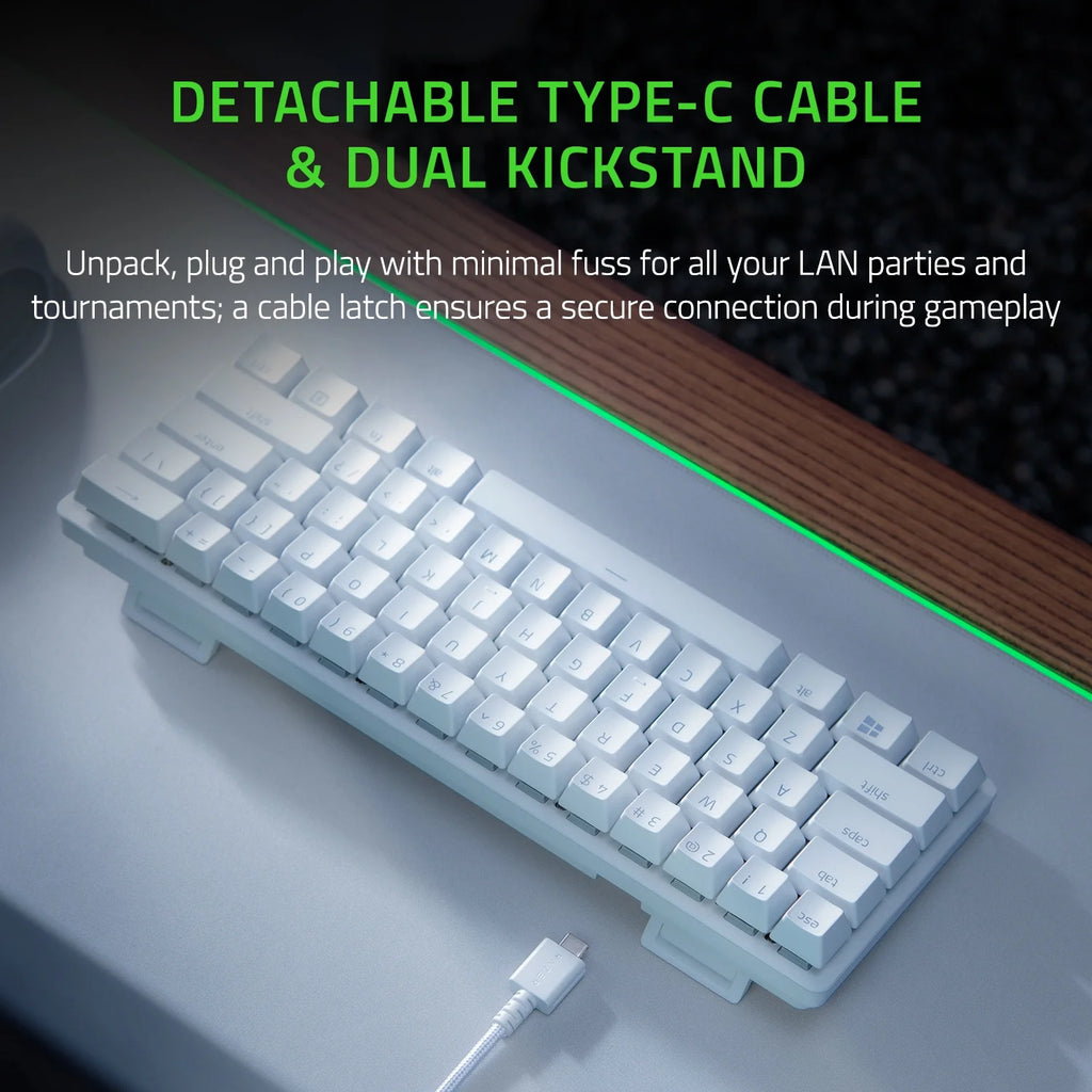 Huntsman Mini 60% Optical Gaming Keyboard, Linear Switch, Mercury