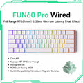 MONSGEEK FUN60 PRO & MAX Mechanical Keyboard with Magnetic Switches - 60% Wireless Gaming Keyboard with Rapid Trigger and 8K ARGB Customization