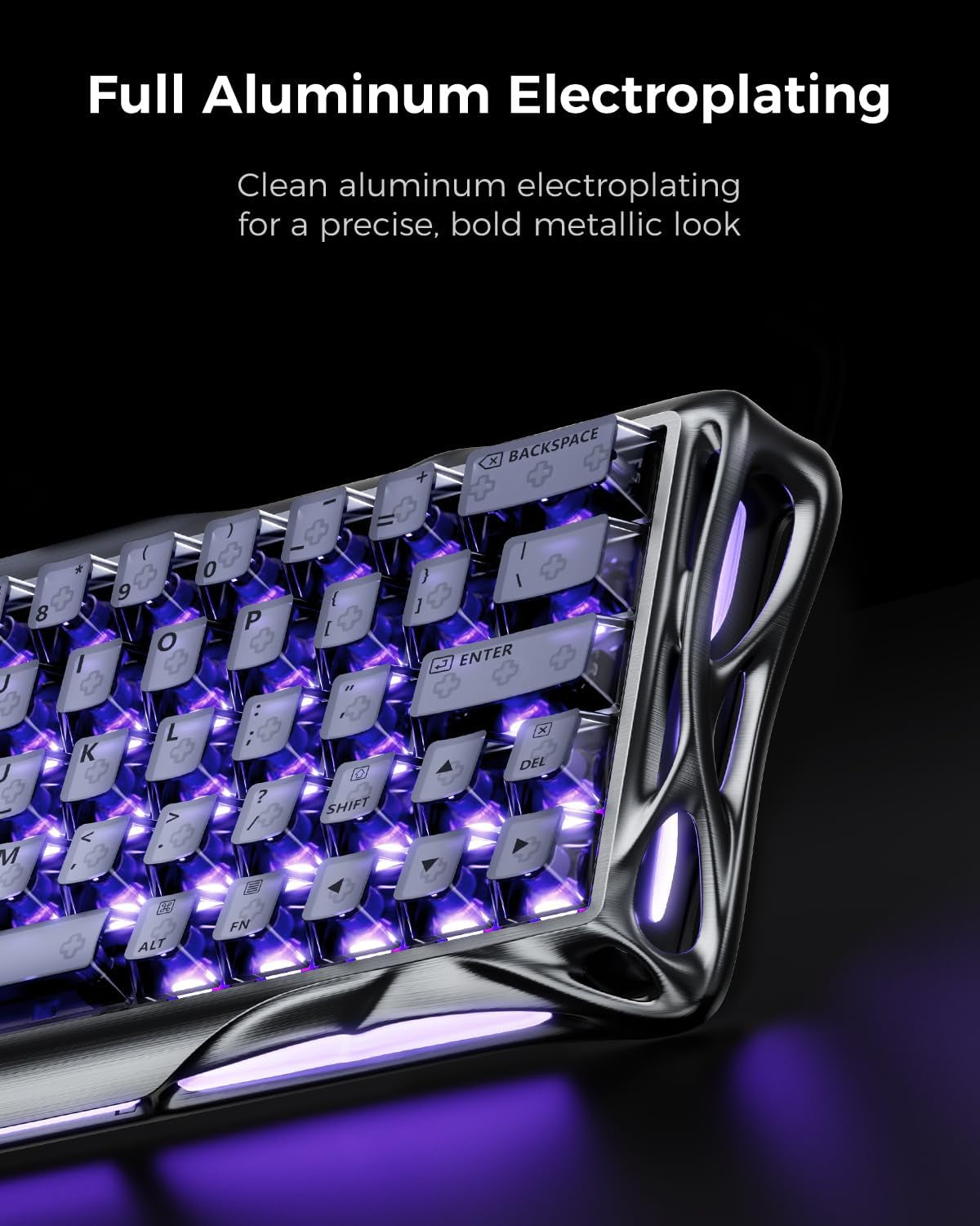 Mercury V60 Pro 60% Magnetic Gaming Keyboard,Full Aluminum Frame