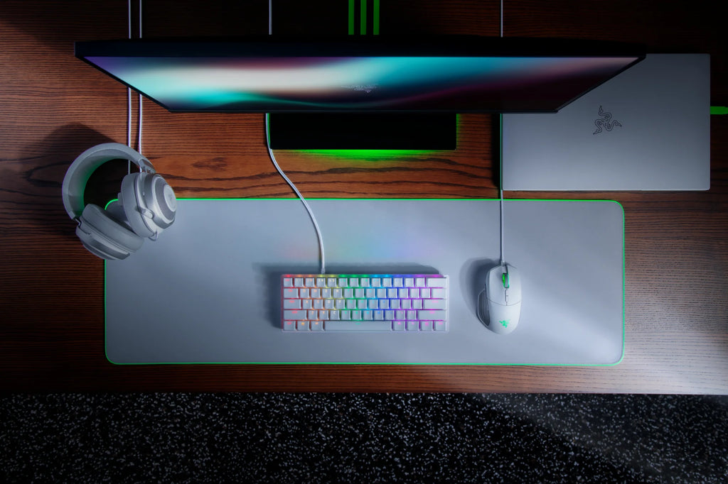 Huntsman Mini 60% Optical Gaming Keyboard, Linear Switch, Mercury