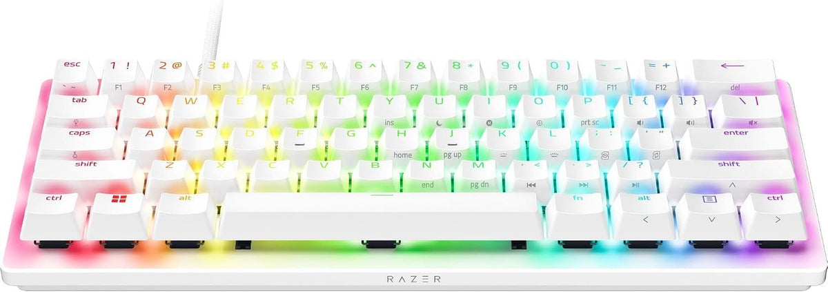 Razer Huntsman V3 Pro Mini 60% Esports Gaming Keyboard, White