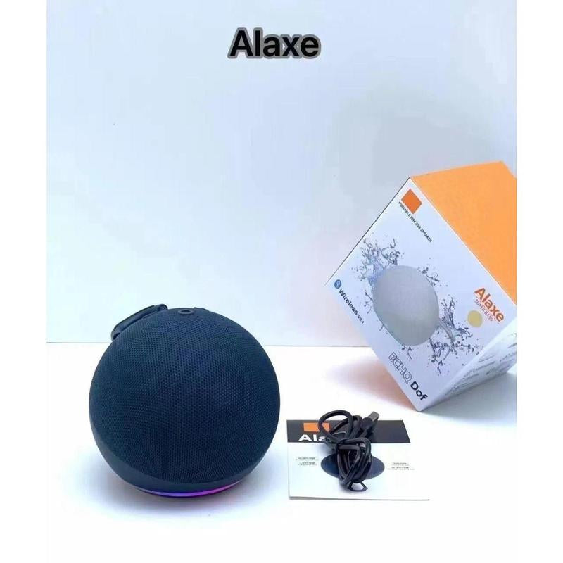 Mini RGB Multifunctional Portable Wireless Bluetooth Speaker - Button Control, Built-In Li-Ion Cell, Compact Stereo Sound, USB Charging, Waterproof Subwoofer, RGB Lights for Outdoor/Home Use, Compatible with Smartphones & Memory Cards
