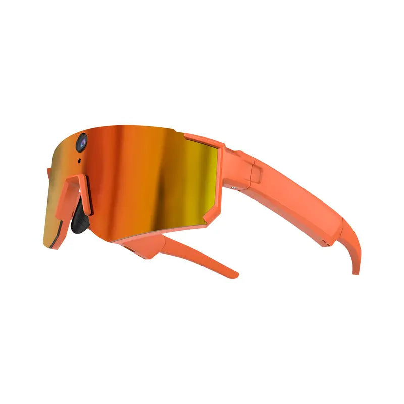 Real-Time Ai-Powered Smart Glasses - Recording Glasses with 1200P HD Video Recording, 8MP Anti-Shake Photography, Voice Assistant, Dual Microphones, Bluetooth Open Ear Audio, Uv-Protective Lenses for Sports, Travel