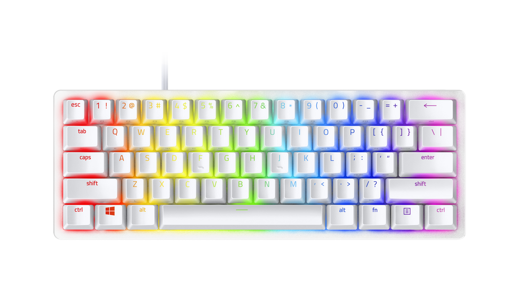 Huntsman Mini 60% Optical Gaming Keyboard, Linear Switch, Mercury