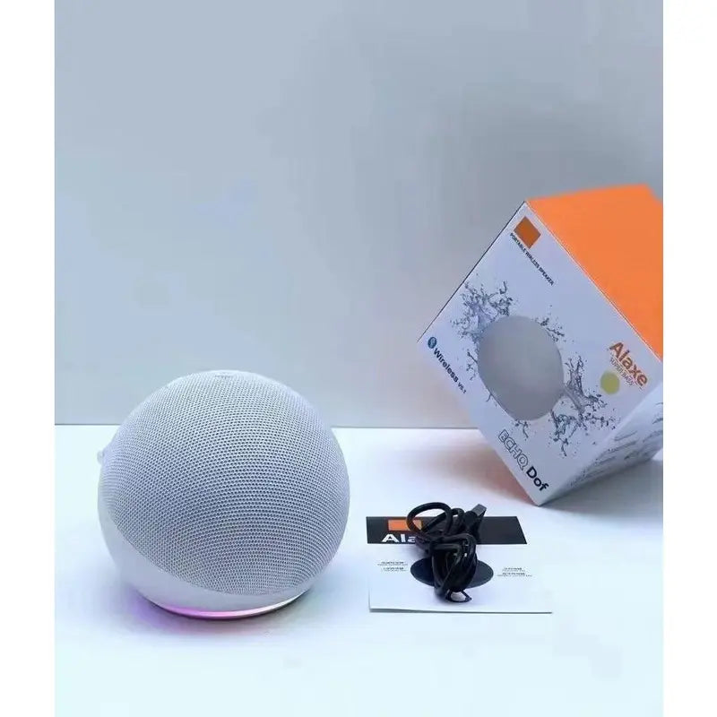 Mini RGB Multifunctional Portable Wireless Bluetooth Speaker - Button Control, Built-In Li-Ion Cell, Compact Stereo Sound, USB Charging, Waterproof Subwoofer, RGB Lights for Outdoor/Home Use, Compatible with Smartphones & Memory Cards