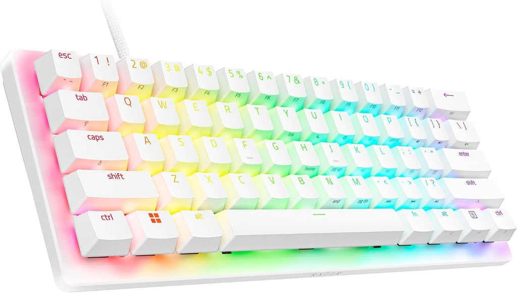 Razer Huntsman V3 Pro Mini 60% Esports Gaming Keyboard, White
