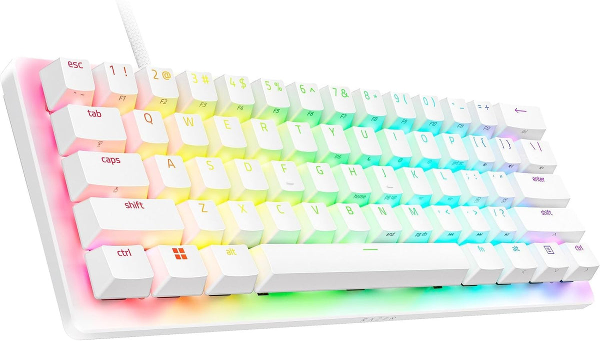 Razer Huntsman V3 Pro Mini 60% Esports Gaming Keyboard, White