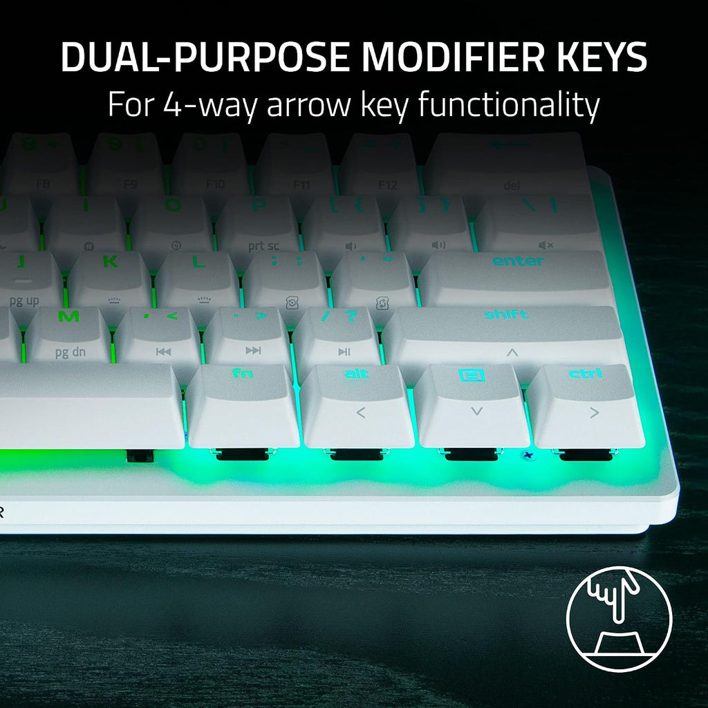Razer Huntsman V3 Pro Mini 60% Esports Gaming Keyboard, White