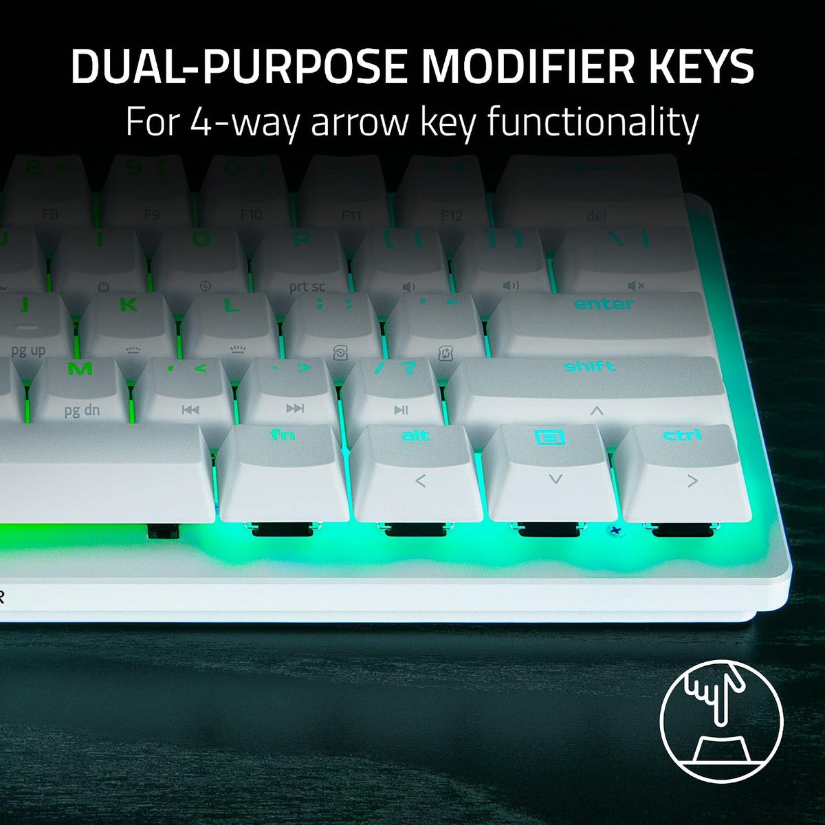 Razer Huntsman V3 Pro Mini 60% Esports Gaming Keyboard, White